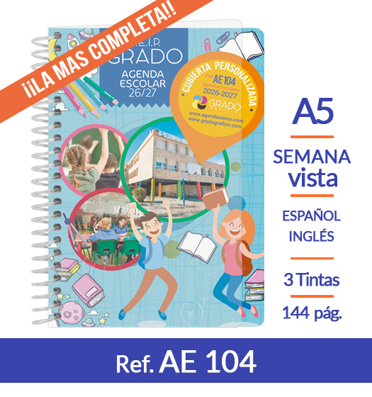AGENDA ESPAÑOL-INGLÉS PLUS