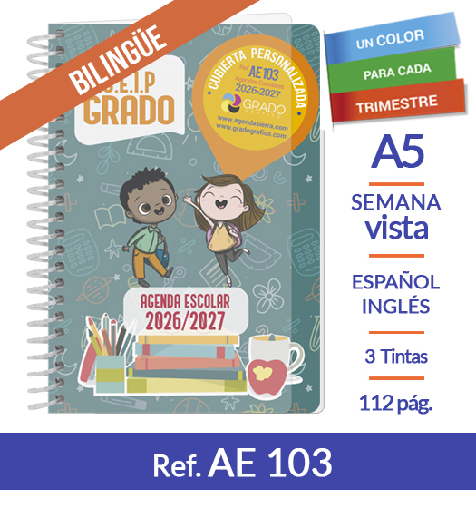 Agenda escolar 2026-2027 modelo AE103