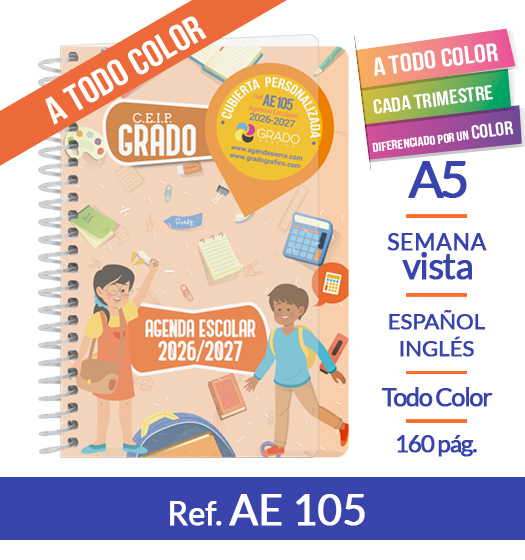 AGENDA ESPAÑOL-INGLÉS PREMIUM